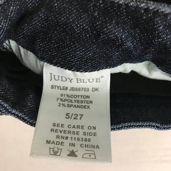 JUDY BLUE WOMENS SKINNY JEANS SIZE 5/27 - Picture 7 of 8